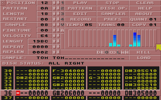 Digicomposer atari screenshot